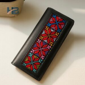 HB leather purse